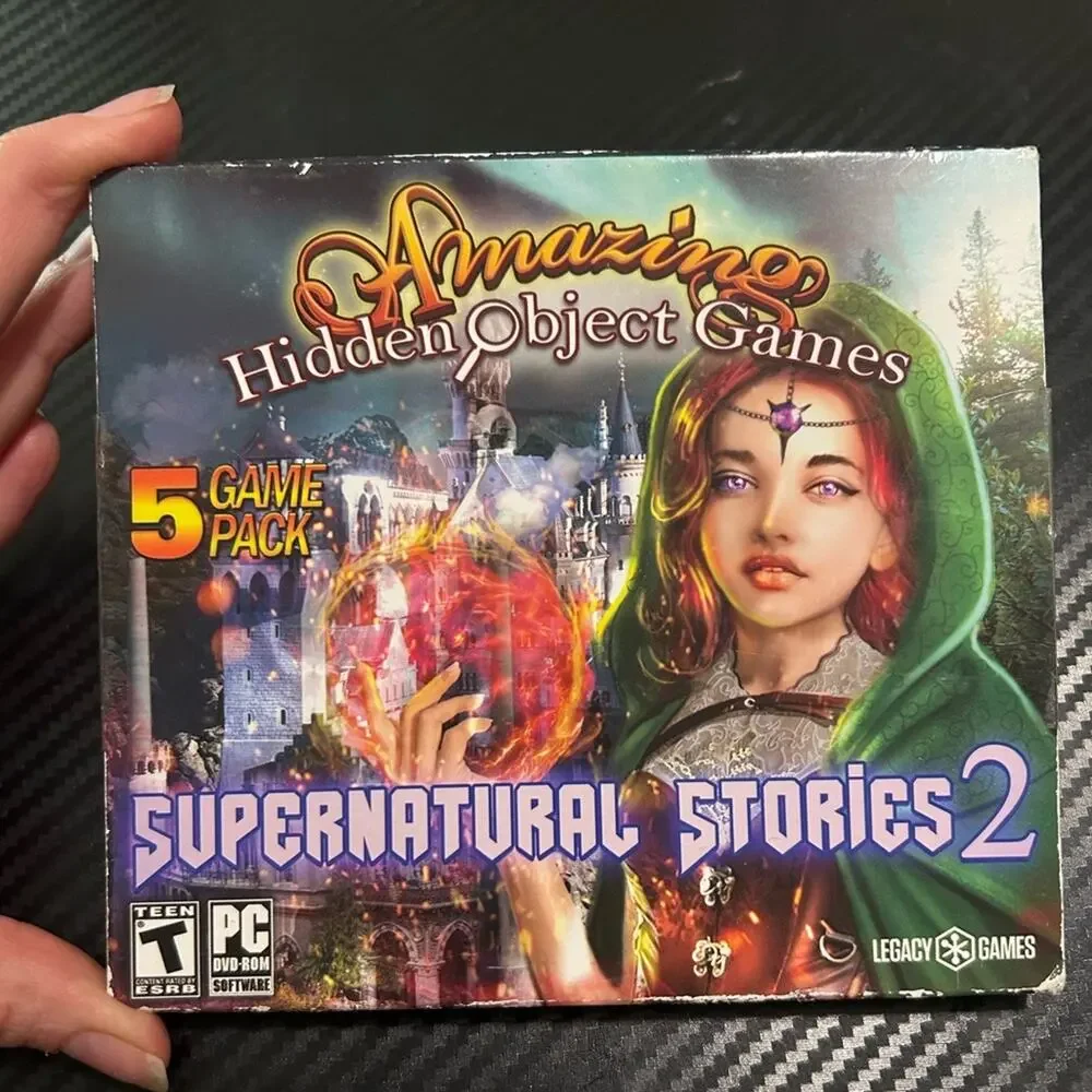 PC DVD game- hidden objects supernatural stories 2- rated teen puzzle